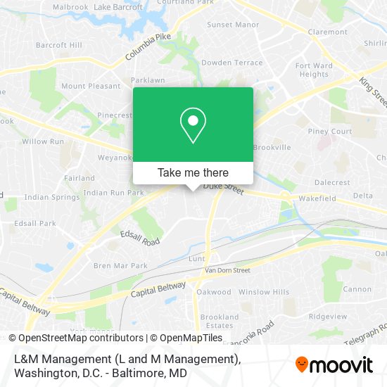 Mapa de L&M Management