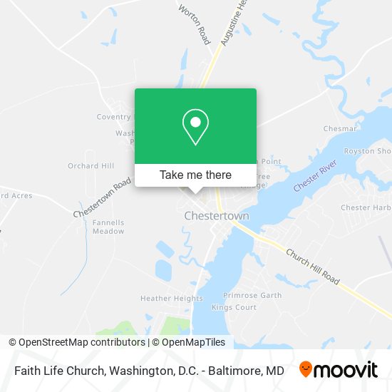Faith Life Church map