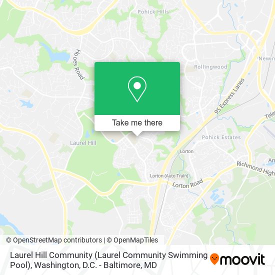 Mapa de Laurel Hill Community (Laurel Community Swimming Pool)