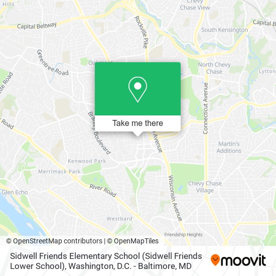 Sidwell Friends Elementary School map