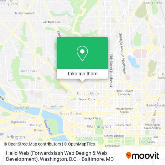 Hello Web (Forwardslash Web Design & Web Development) map