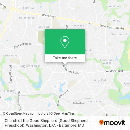 Church of the Good Shepherd (Good Shepherd Preschool) map