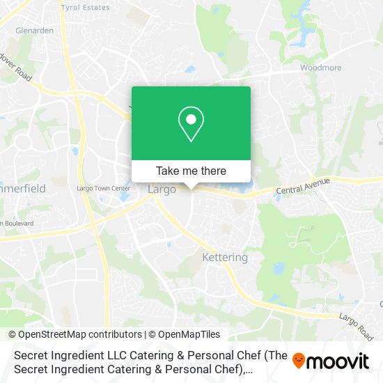 Secret Ingredient LLC Catering & Personal Chef map