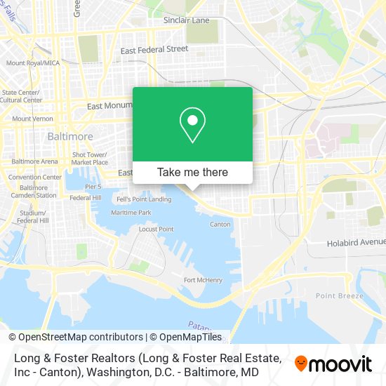 Mapa de Long & Foster Realtors (Long & Foster Real Estate, Inc - Canton)