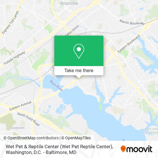 Mapa de Wet Pet & Reptile Center