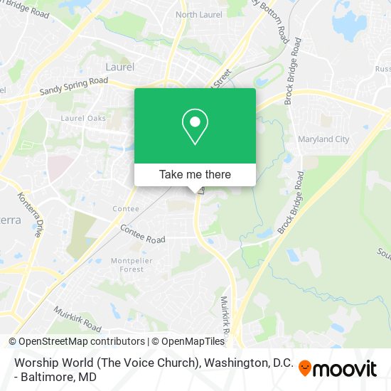 Mapa de Worship World (The Voice Church)