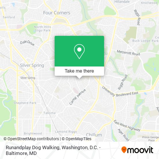 Runandplay Dog Walking map