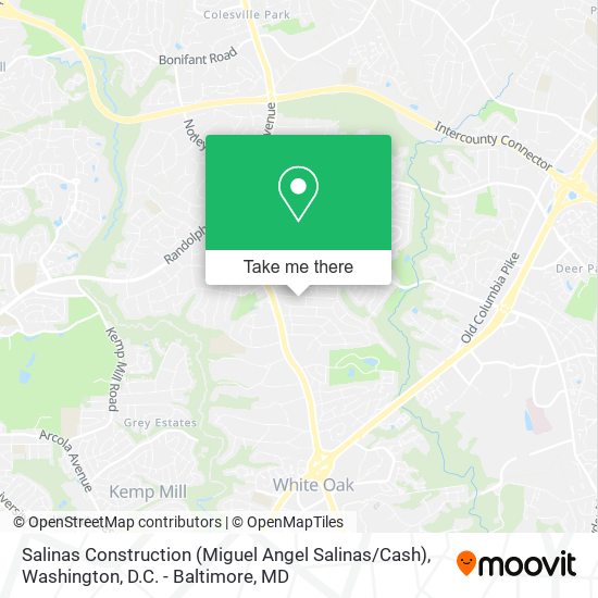 Mapa de Salinas Construction (Miguel Angel Salinas / Cash)