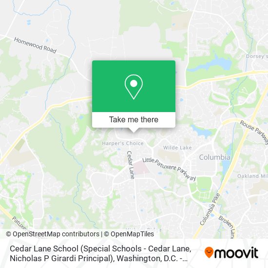 Mapa de Cedar Lane School (Special Schools - Cedar Lane, Nicholas P Girardi Principal)