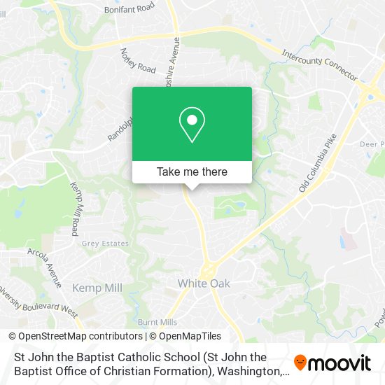 St John the Baptist Catholic School (St John the Baptist Office of Christian Formation) map