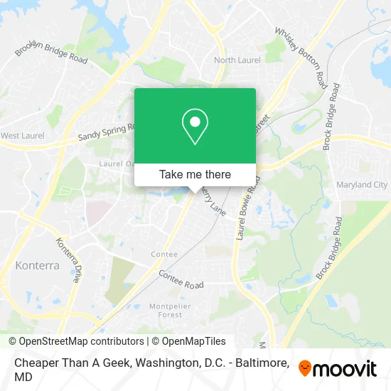 Cheaper Than A Geek map