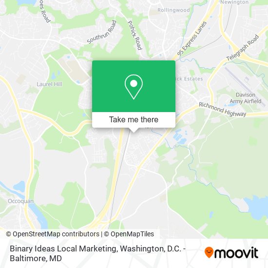 Binary Ideas Local Marketing map