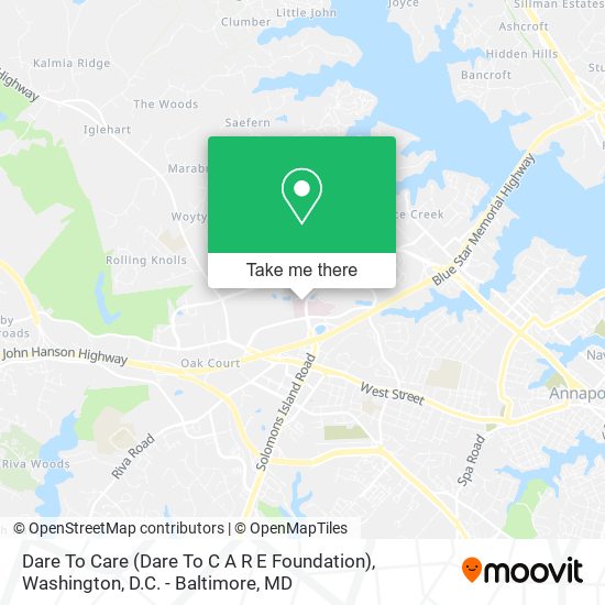 Mapa de Dare To Care (Dare To C A R E Foundation)