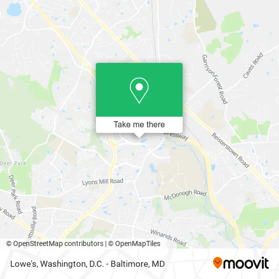 Lowe's map