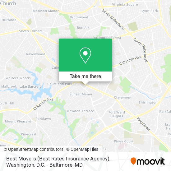 Best Movers (Best Rates Insurance Agency) map
