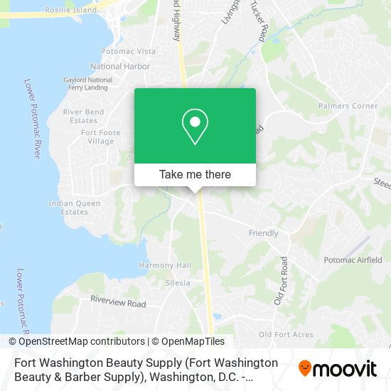 Mapa de Fort Washington Beauty Supply