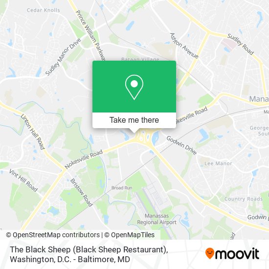 Mapa de The Black Sheep (Black Sheep Restaurant)