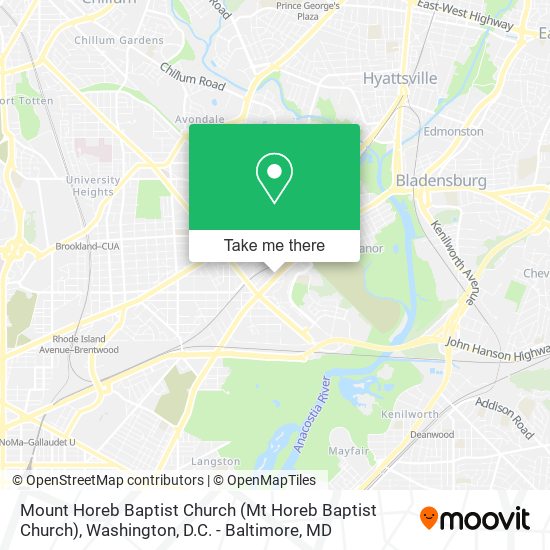 Mapa de Mount Horeb Baptist Church