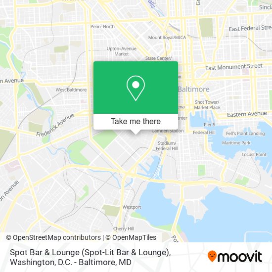 Spot Bar & Lounge map