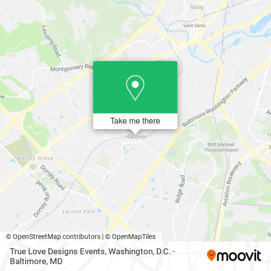True Love Designs Events map