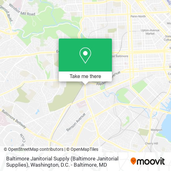 Mapa de Baltimore Janitorial Supply (Baltimore Janitorial Supplies)