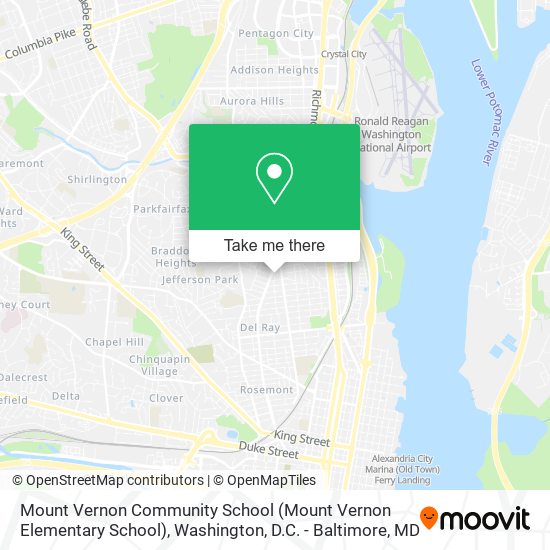 Mapa de Mount Vernon Community School