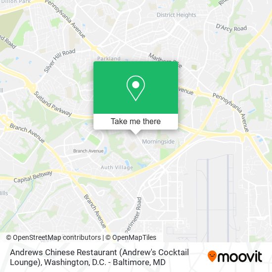 Andrews Chinese Restaurant (Andrew's Cocktail Lounge) map