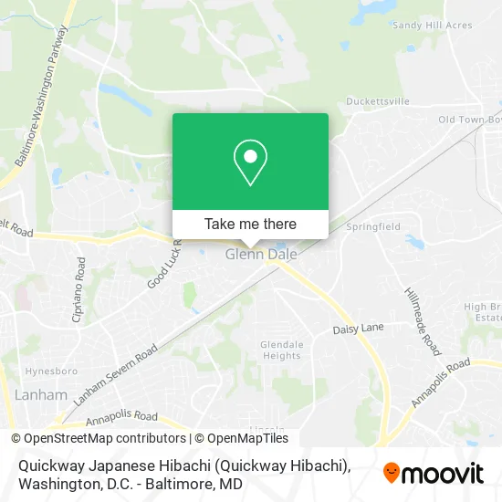 Mapa de Quickway Japanese Hibachi (Quickway Hibachi)