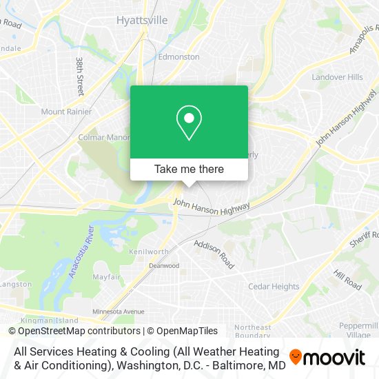 All Services Heating & Cooling (All Weather Heating & Air Conditioning) map