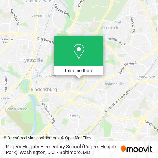 Mapa de Rogers Heights Elementary School (Rogers Heights Park)