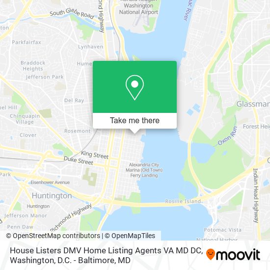 House Listers DMV Home Listing Agents VA MD DC map