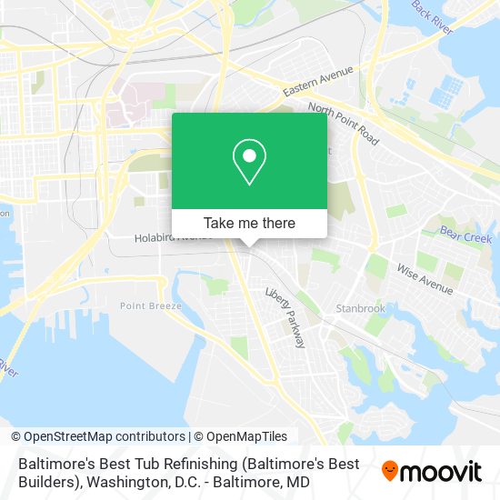 Mapa de Baltimore's Best Tub Refinishing (Baltimore's Best Builders)