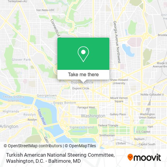 Mapa de Turkish American National Steering Committee