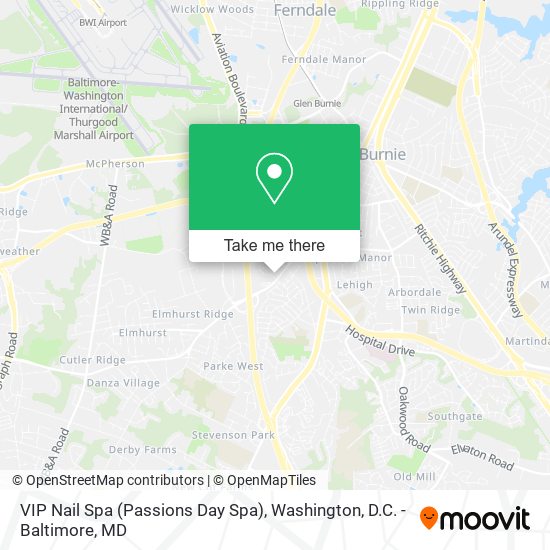 VIP Nail Spa (Passions Day Spa) map