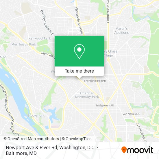 Mapa de Newport Ave & River Rd