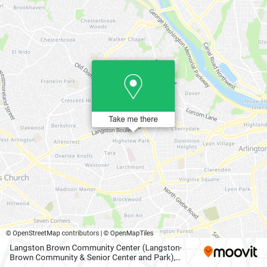Langston Brown Community Center (Langston-Brown Community & Senior Center and Park) map