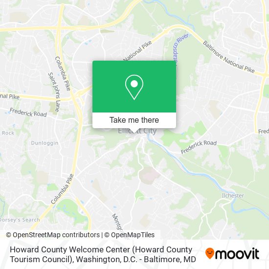 Howard County Welcome Center (Howard County Tourism Council) map