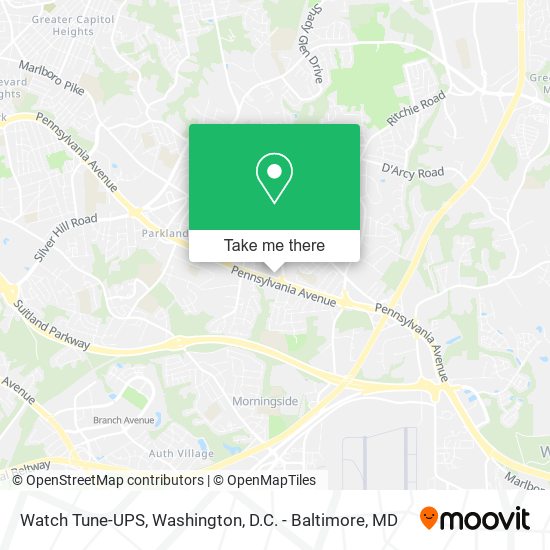Mapa de Watch Tune-UPS