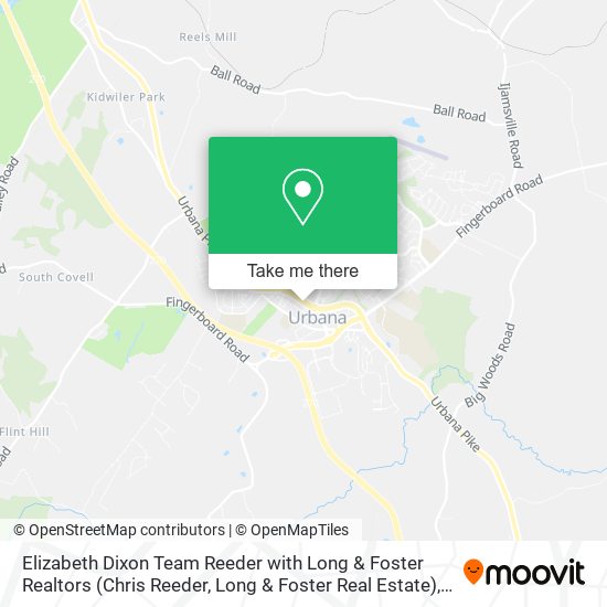 Mapa de Elizabeth Dixon Team Reeder with Long & Foster Realtors (Chris Reeder, Long & Foster Real Estate)