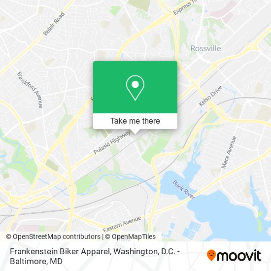 Frankenstein Biker Apparel map