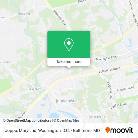 Joppa, Maryland map