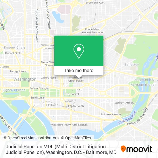 Mapa de Judicial Panel on MDL (Multi District Litigation Judicial Panel on)