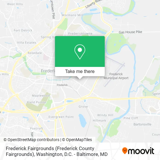 Mapa de Frederick Fairgrounds (Frederick County Fairgrounds)