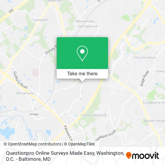 Mapa de Questionpro Online Surveys Made Easy
