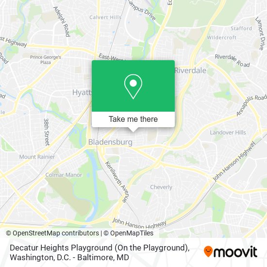 Decatur Heights Playground (On the Playground) map