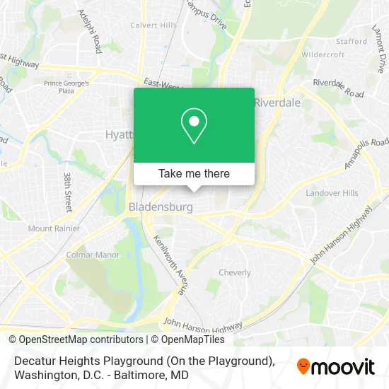 Decatur Heights Playground (On the Playground) map