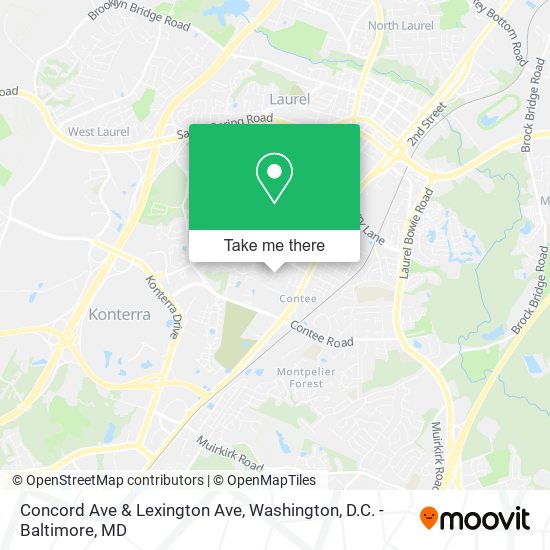 Mapa de Concord Ave & Lexington Ave