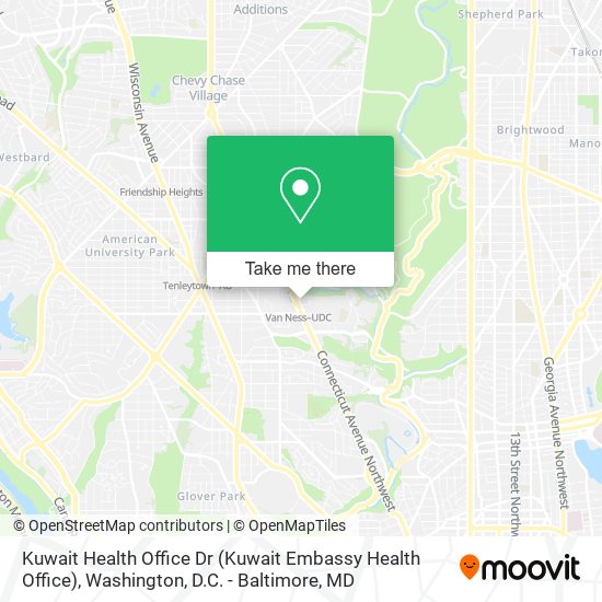 Kuwait Health Office Dr map