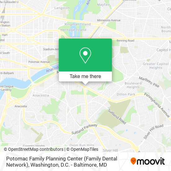 Potomac Family Planning Center (Family Dental Network) map