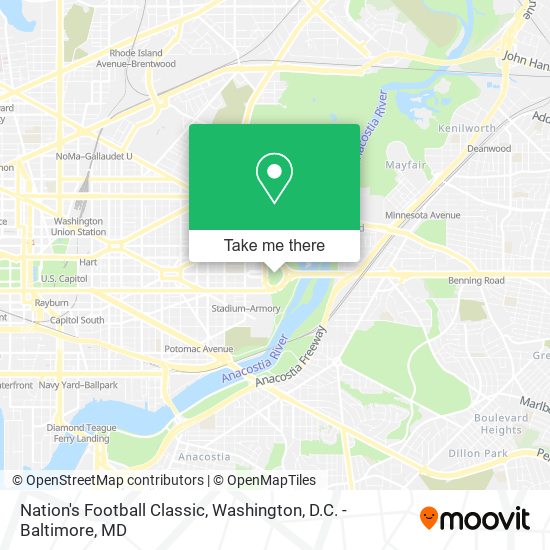 Mapa de Nation's Football Classic